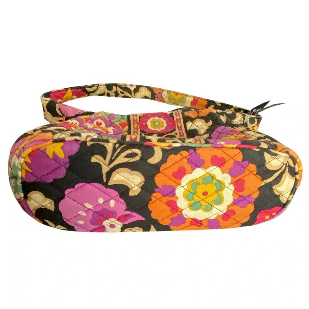 Vera Bradley Suzani Print Small Shoulder Bag Floral Quilted Zip Boho Y2K Purse